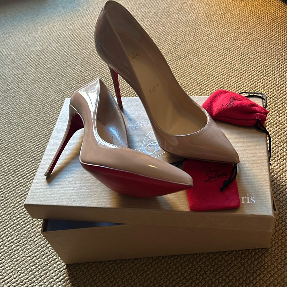 Louboutin nude size 36 worn once!